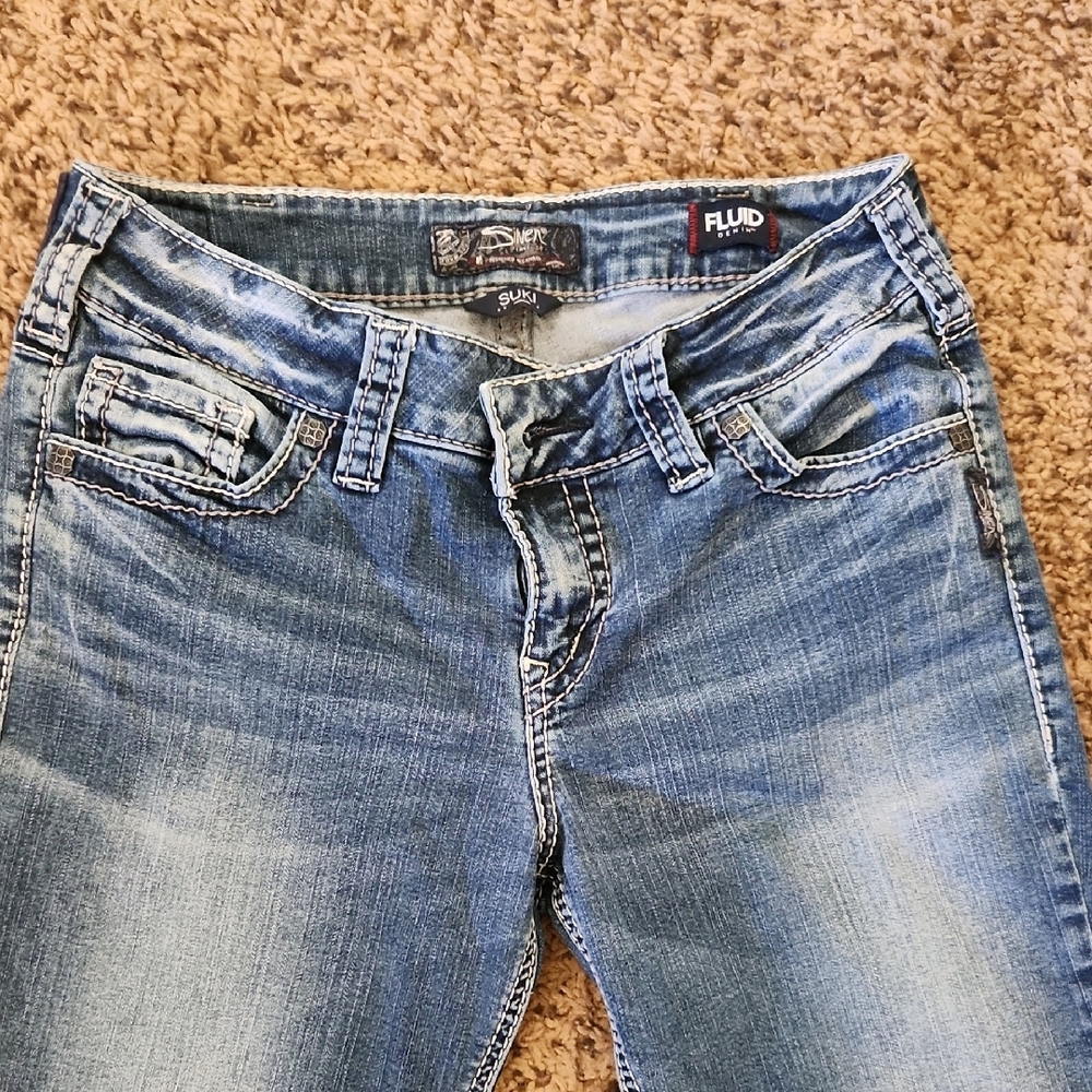 Silver Women's Blue Jeans